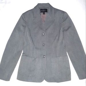 Express Gray Double Lapel Blazer Suit Jacket Size 1/2